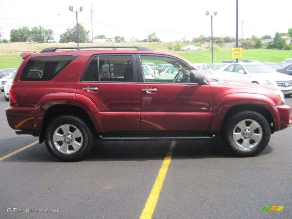 2007 4Runner SR5 - Salsa Red Pearl / Stone photo #3