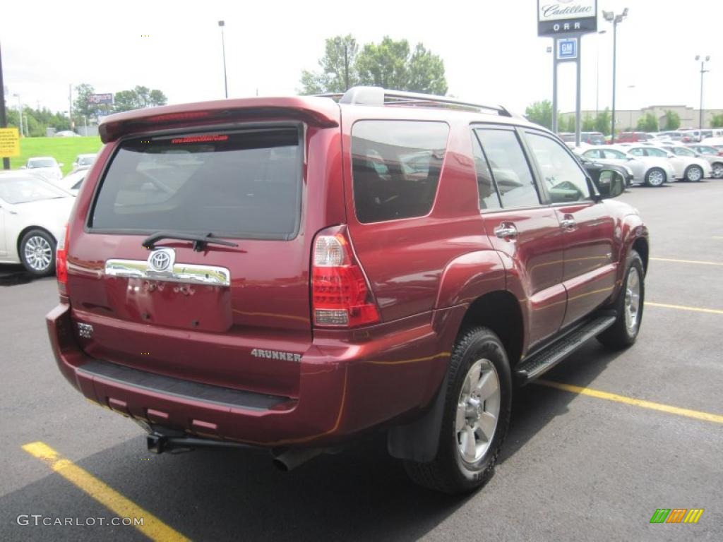 2007 4Runner SR5 - Salsa Red Pearl / Stone photo #6