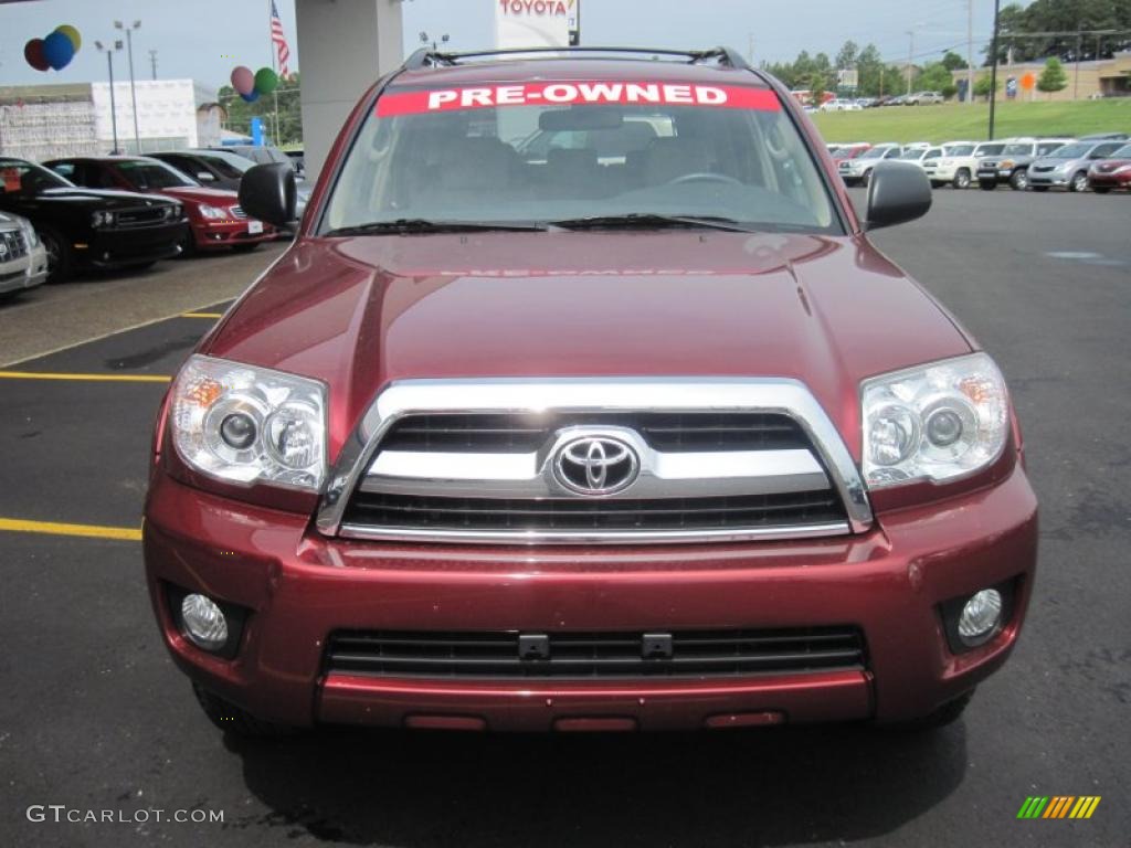 2007 4Runner SR5 - Salsa Red Pearl / Stone photo #7
