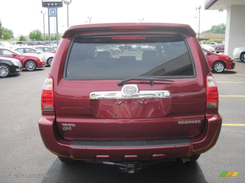 2007 4Runner SR5 - Salsa Red Pearl / Stone photo #8