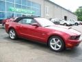 2010 Red Candy Metallic Ford Mustang GT Premium Convertible  photo #6