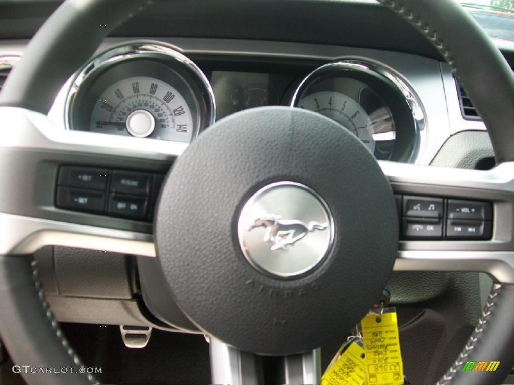 2010 Mustang GT Premium Convertible - Red Candy Metallic / Charcoal Black photo #13