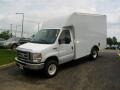 2010 Oxford White Ford E Series Cutaway E350 Commercial Moving Van  photo #1