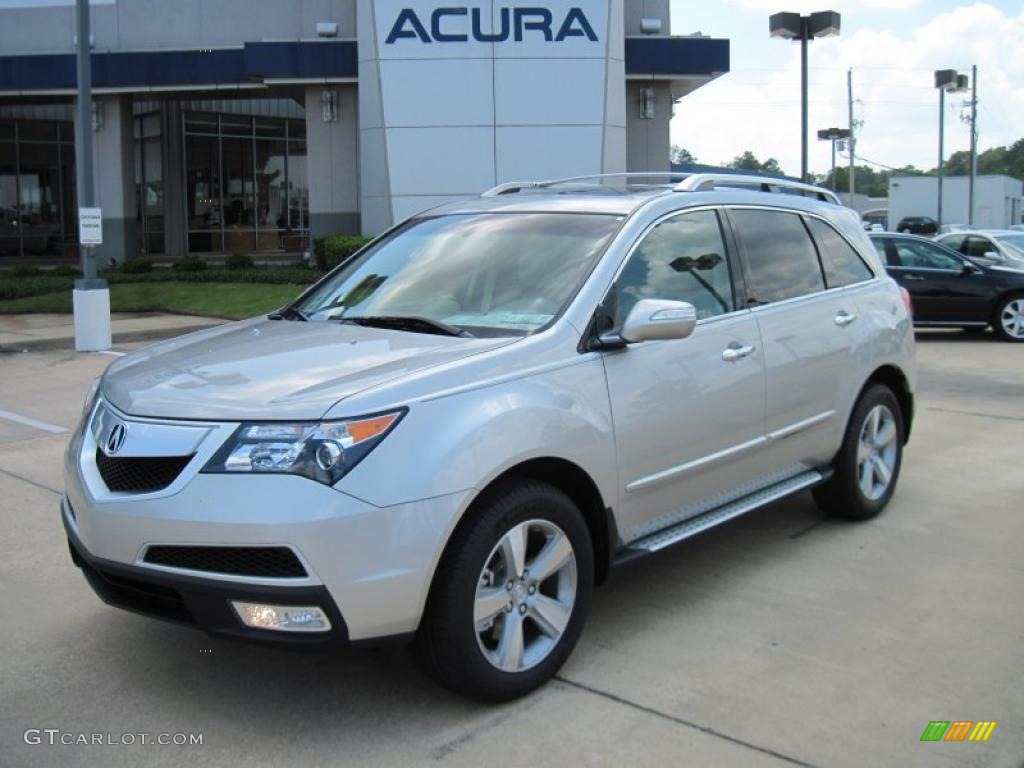 2010 MDX Technology - Palladium Metallic / Taupe Gray photo #1