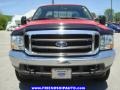 2004 Red Ford F250 Super Duty XLT SuperCab 4x4  photo #8