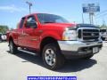 2004 Red Ford F250 Super Duty XLT SuperCab 4x4  photo #15