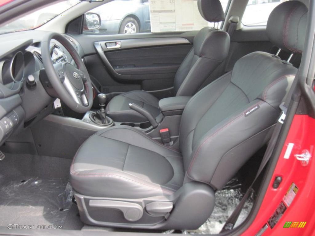 2010 Forte Koup SX - Racing Red / Black Sport photo #7