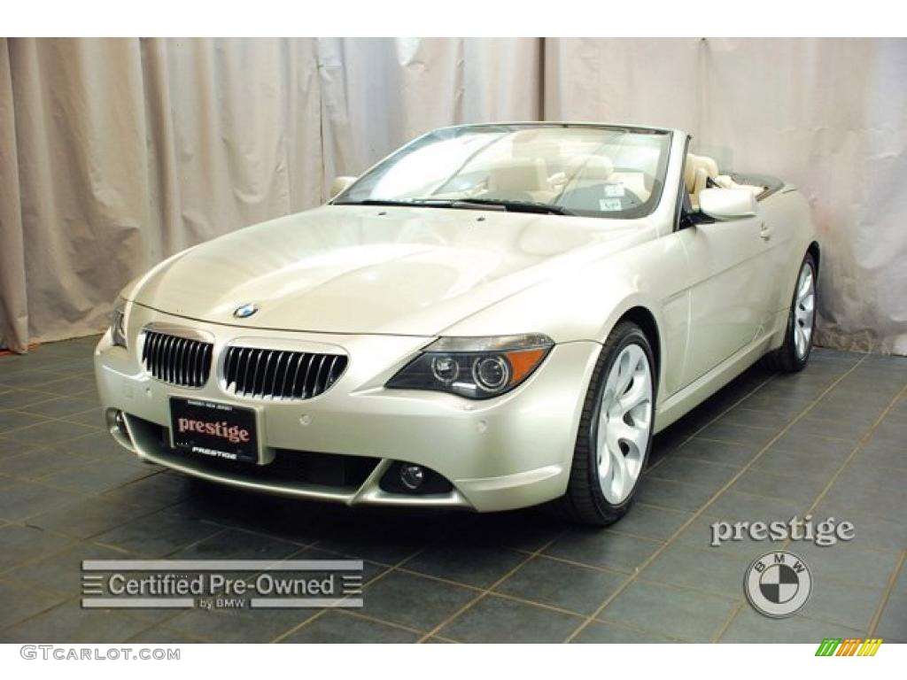 2007 6 Series 650i Convertible - Mineral Silver Metallic / Cream Beige photo #1