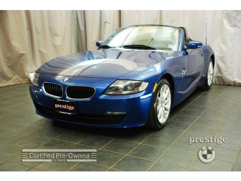Blue on 2008 Montego Blue Metallic Bmw Z4 3 0i Roadster 2146288 Gtcarlot