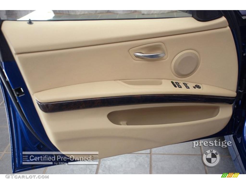 2007 3 Series 328xi Sedan - Montego Blue Metallic / Beige photo #12