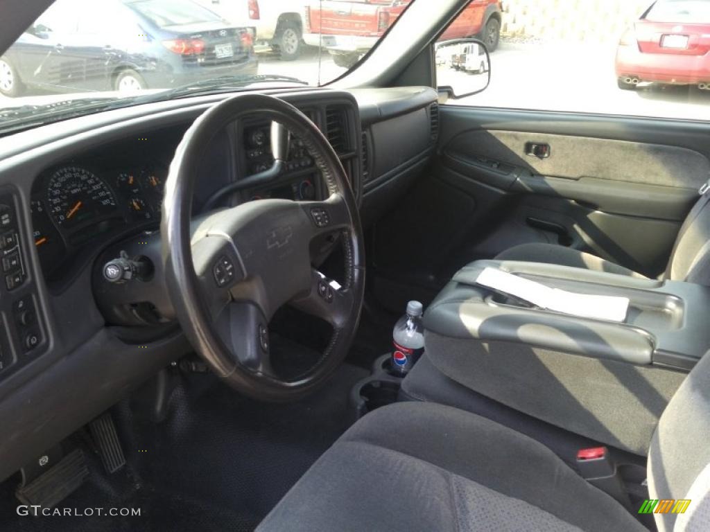 2003 Silverado 1500 LS Crew Cab 4x4 - Light Pewter Metallic / Dark Charcoal photo #5