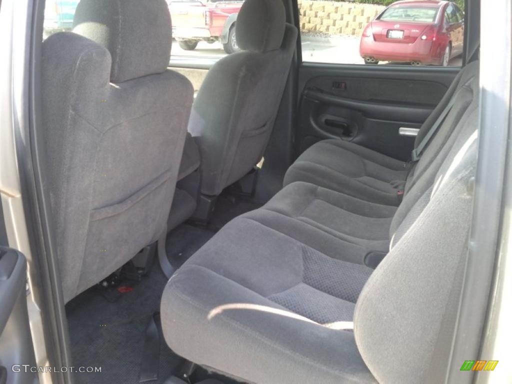 2003 Silverado 1500 LS Crew Cab 4x4 - Light Pewter Metallic / Dark Charcoal photo #7