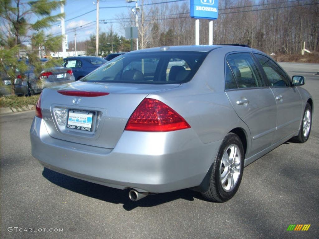 2006 Accord EX-L Sedan - Alabaster Silver Metallic / Black photo #3