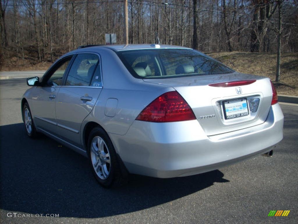 2006 Accord EX-L Sedan - Alabaster Silver Metallic / Black photo #5