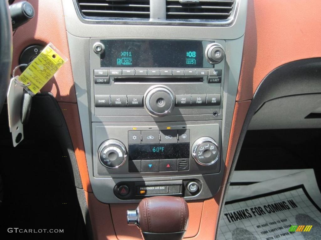 2008 Malibu LTZ Sedan - Silverstone Metallic / Ebony/Brick Red photo #4