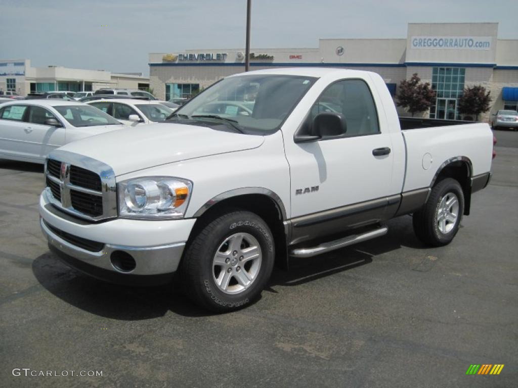 Bright White Dodge Ram 1500