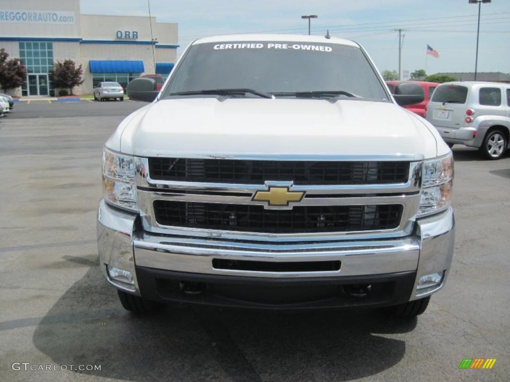 2010 Silverado 2500HD LT Crew Cab 4x4 - Summit White / Ebony photo #2