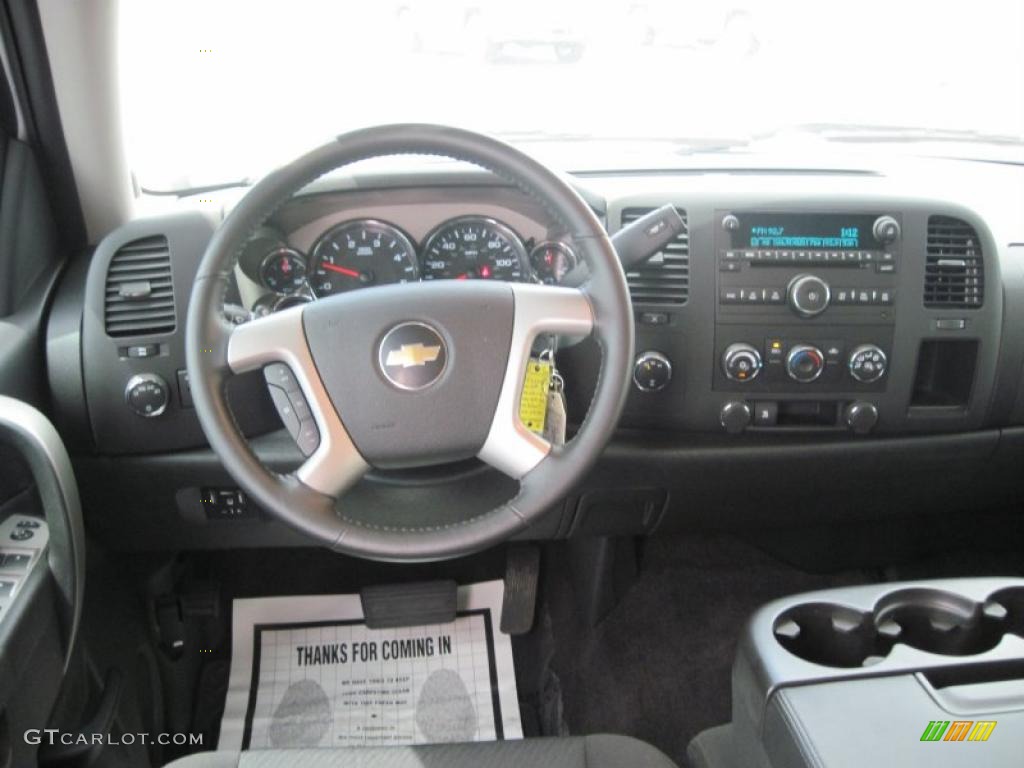 2010 Silverado 2500HD LT Crew Cab 4x4 - Summit White / Ebony photo #5