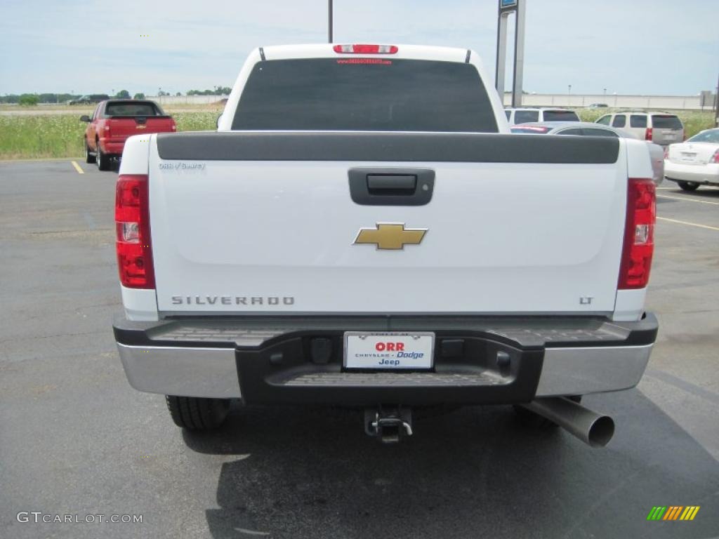 2010 Silverado 2500HD LT Crew Cab 4x4 - Summit White / Ebony photo #14