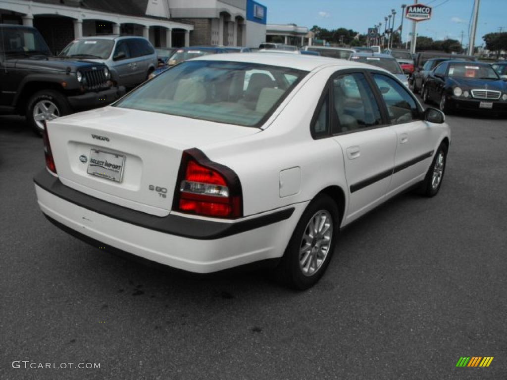 2000 S80 T6 - White / Taupe/Light Taupe photo #6