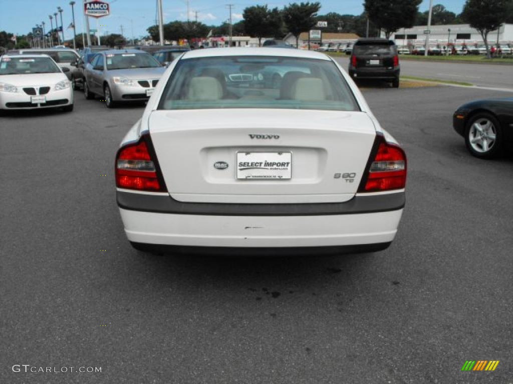 2000 S80 T6 - White / Taupe/Light Taupe photo #7