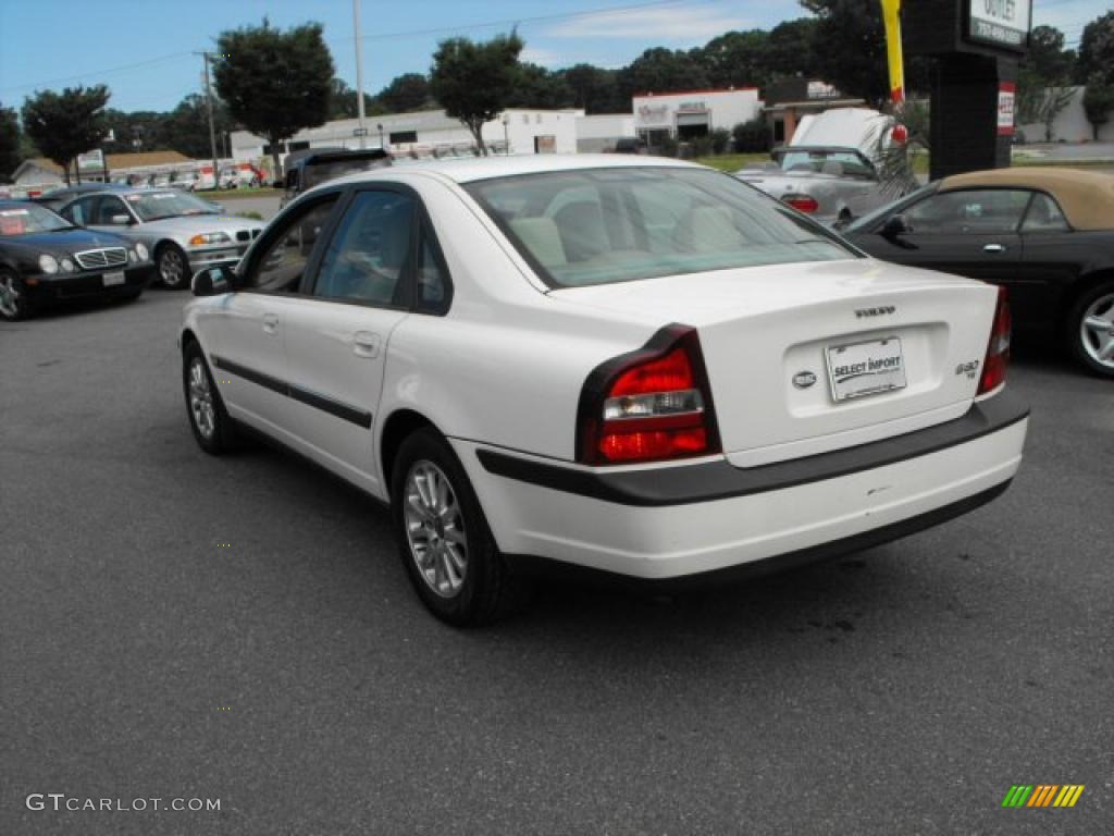 2000 S80 T6 - White / Taupe/Light Taupe photo #8