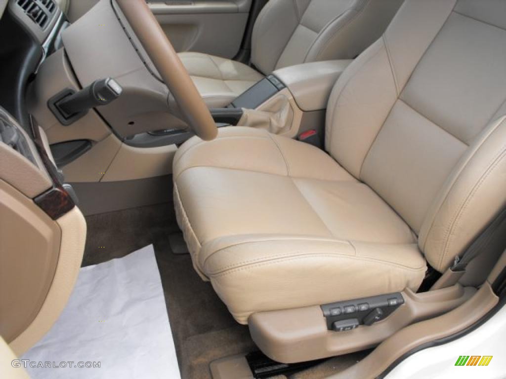2000 S80 T6 - White / Taupe/Light Taupe photo #14