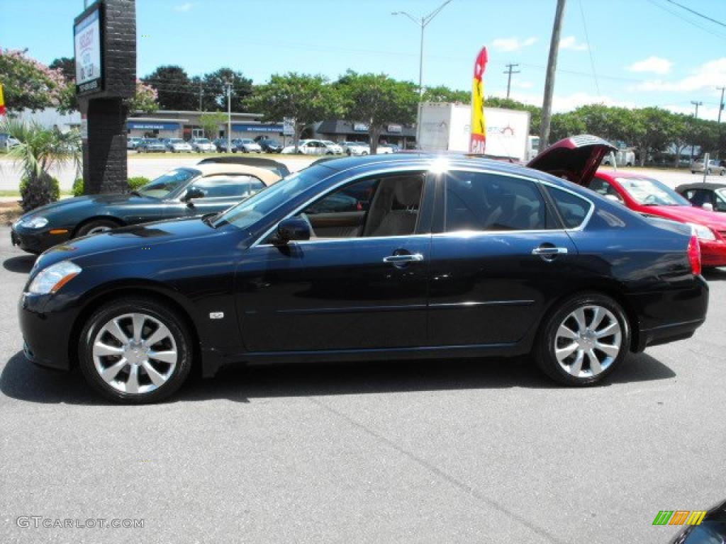 2006 M 35 Sedan - Twilight Blue Pearl / Wheat photo #10