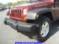 2007 Red Rock Crystal Pearl Jeep Wrangler Rubicon 4x4  photo #9