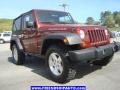 2007 Red Rock Crystal Pearl Jeep Wrangler Rubicon 4x4  photo #15