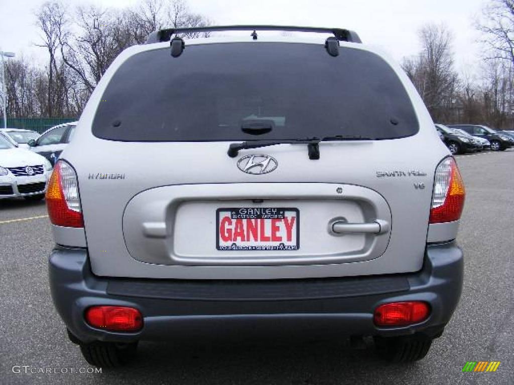 2004 Santa Fe GLS - Pewter / Gray photo #4