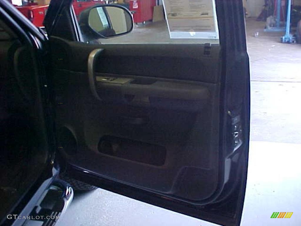 2008 Silverado 1500 LT Extended Cab - Dark Blue Metallic / Ebony photo #7
