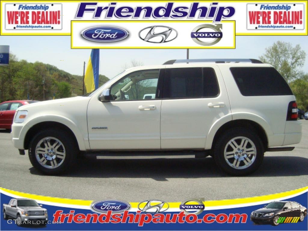 White Sand Tri-Coat Ford Explorer