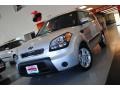 2010 Bright Silver Kia Soul +  photo #2