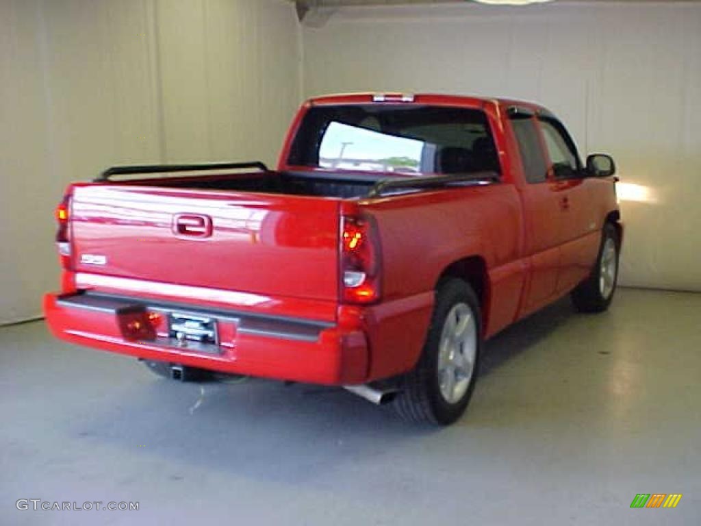 2003 Silverado 1500 SS Extended Cab AWD - Victory Red / Dark Charcoal photo #20