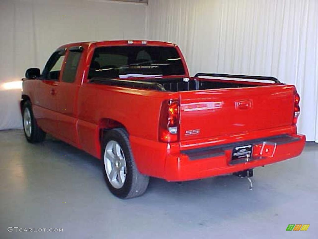 2003 Silverado 1500 SS Extended Cab AWD - Victory Red / Dark Charcoal photo #22