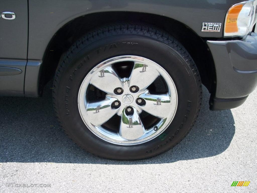 2004 Ram 1500 SLT Regular Cab - Graphite Metallic / Taupe photo #15