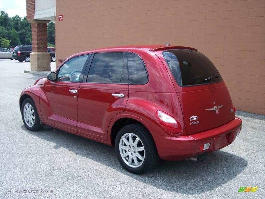2007 PT Cruiser Touring - Inferno Red Crystal Pearl / Pastel Slate Gray photo #5