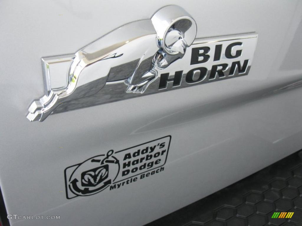 2010 Ram 1500 Big Horn Crew Cab - Bright Silver Metallic / Dark Slate/Medium Graystone photo #11