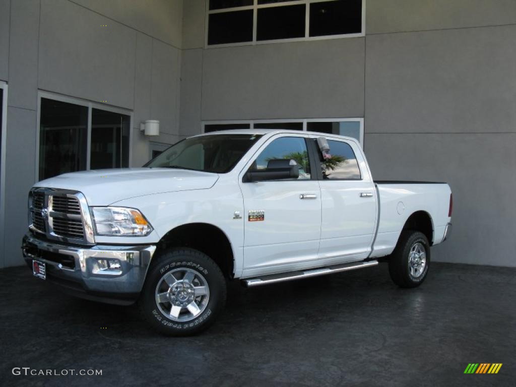 Bright White Dodge Ram 2500