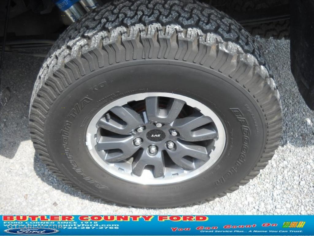 2010 F150 SVT Raptor SuperCab 4x4 - Tuxedo Black / Raptor Black/Orange photo #13