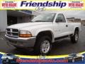 Bright White - Dakota SLT Regular Cab 4x4 Photo No. 2