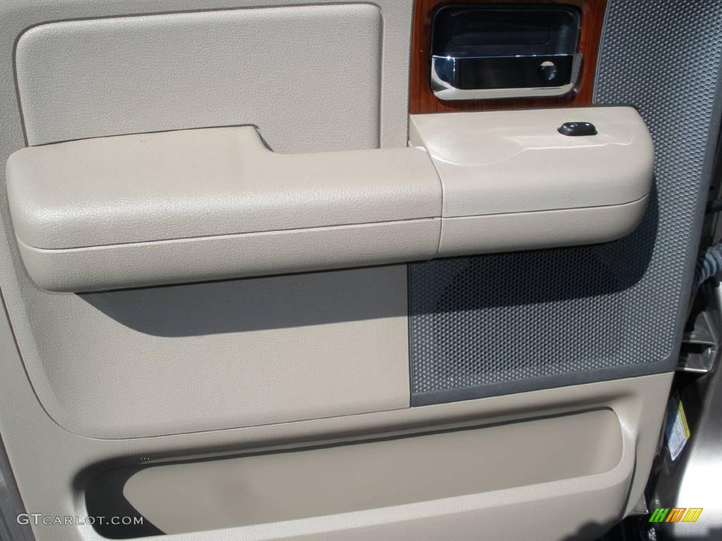 2005 F150 Lariat SuperCrew 4x4 - Arizona Beige Metallic / Tan photo #14