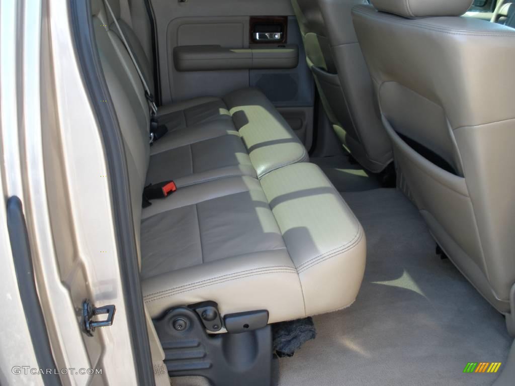 2005 F150 Lariat SuperCrew 4x4 - Arizona Beige Metallic / Tan photo #17
