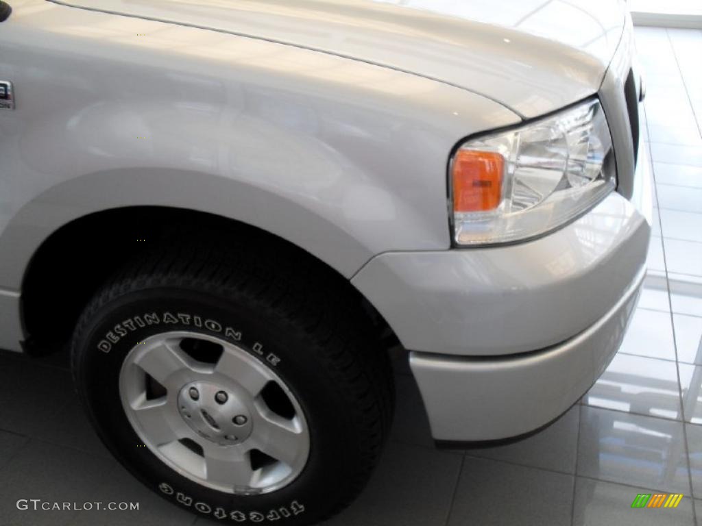 2006 F150 STX Regular Cab - Silver Metallic / Medium/Dark Flint photo #10