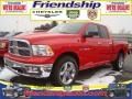 2010 Flame Red Dodge Ram 1500 Big Horn Quad Cab 4x4  photo #1