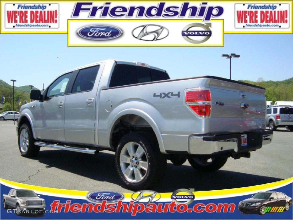 2010 F150 XLT SuperCrew 4x4 - Ingot Silver Metallic / Medium Stone photo #2