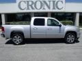 2010 Pure Silver Metallic GMC Sierra 1500 SLT Crew Cab  photo #1