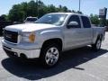 2010 Pure Silver Metallic GMC Sierra 1500 SLT Crew Cab  photo #4