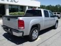 2010 Pure Silver Metallic GMC Sierra 1500 SLT Crew Cab  photo #8